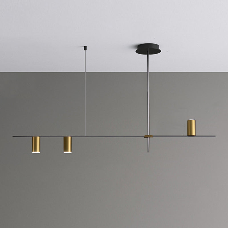 Cylinder Island Lighting Fixtures Contemporary Metal Island Lighting Ideas for Kitchen