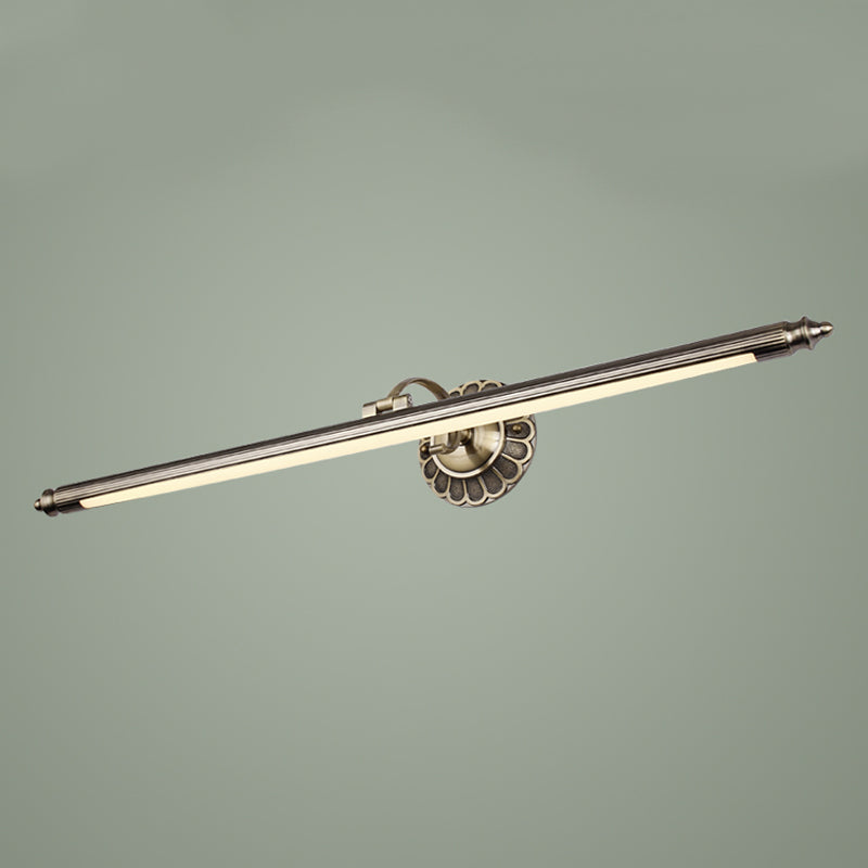 Éclairage de vanité linéaire métal