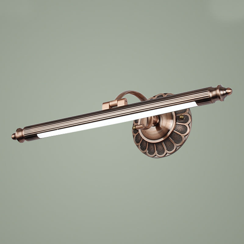 Luci da muro di vanità per vanità lineare in metallo 1 luci murali di vanità leggera