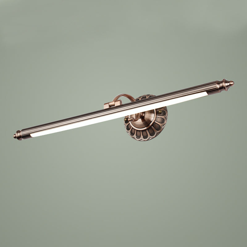 Éclairage de vanité linéaire métal