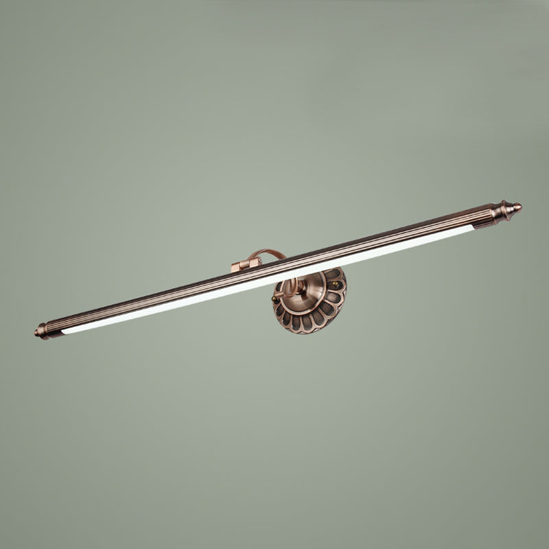 Éclairage de vanité linéaire métal