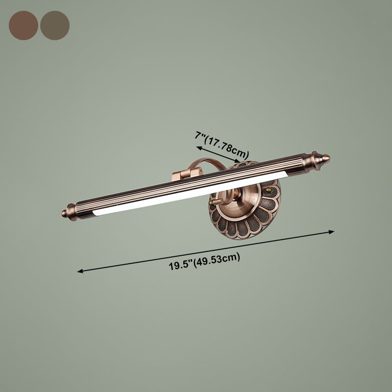 Éclairage de vanité linéaire métal