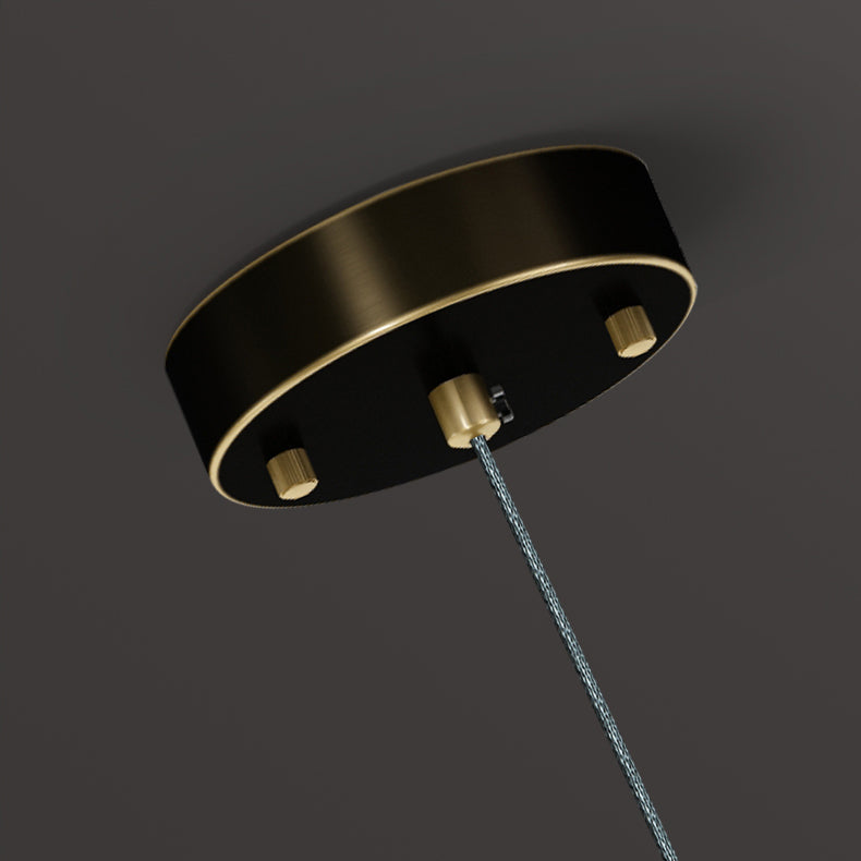 Crystal Unique Shape Hanging Light Modern Style 1 Head Hanging Mount Fixture for Bedroom