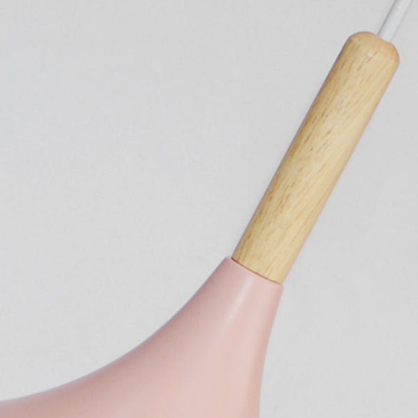 Pot Cover Shape Hanging Lighting Modern Metal 1 Light Pendant Lamp for Living Room