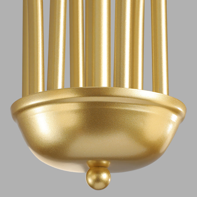 Modern Metal Chandelier Light Multi-Head Suspension Pendant Lamp for Living Room