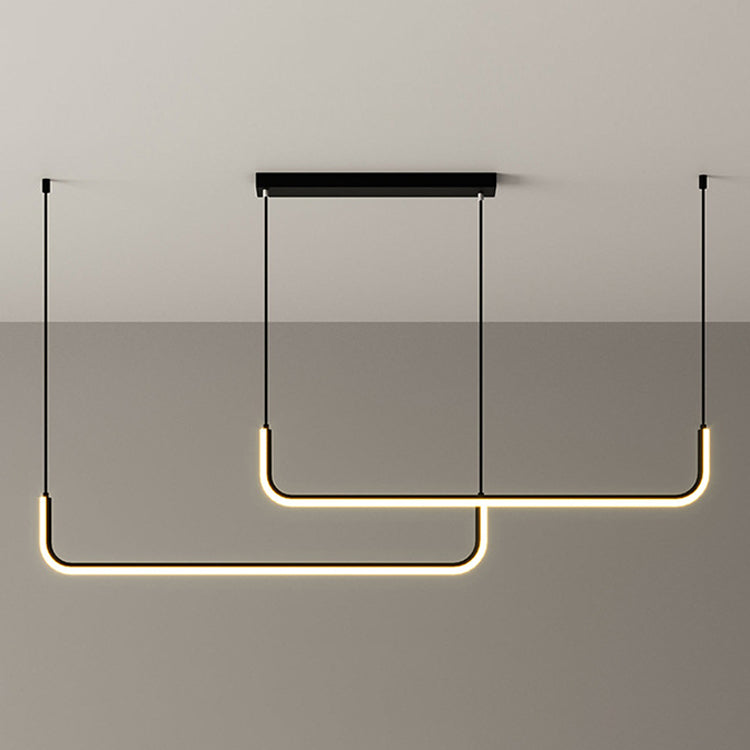 LED MODERNE LED LEIL SIMPLE SIMPLE PRENDANT PRENDANT LEMILTURE POUR LA RABLÈTE