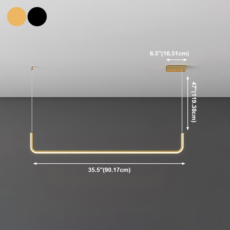 LED MODERNE LED LEIL SIMPLE SIMPLE PRENDANT PRENDANT LEMILTURE POUR LA RABLÈTE