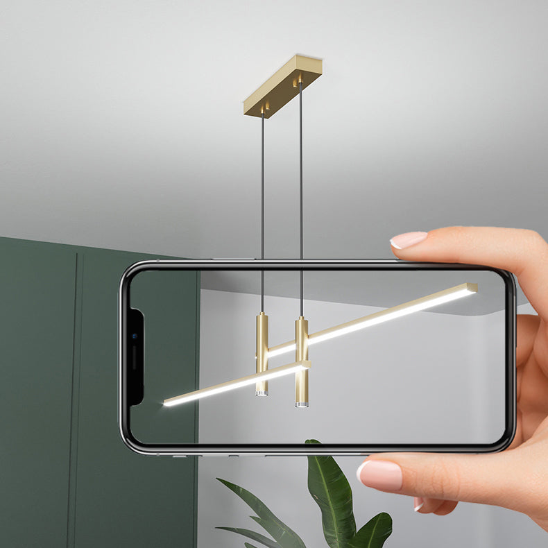 Moderno Simple LED Island Light Comedor accesorio de lámpara colgante