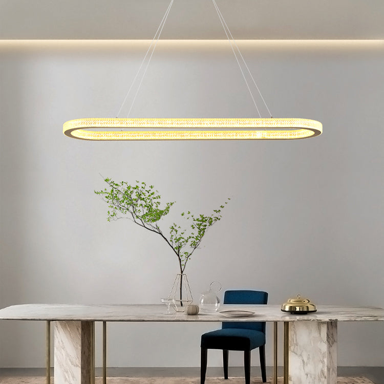 Modern Simple LED Island Light Dining Room Hanging Lighting Fixture