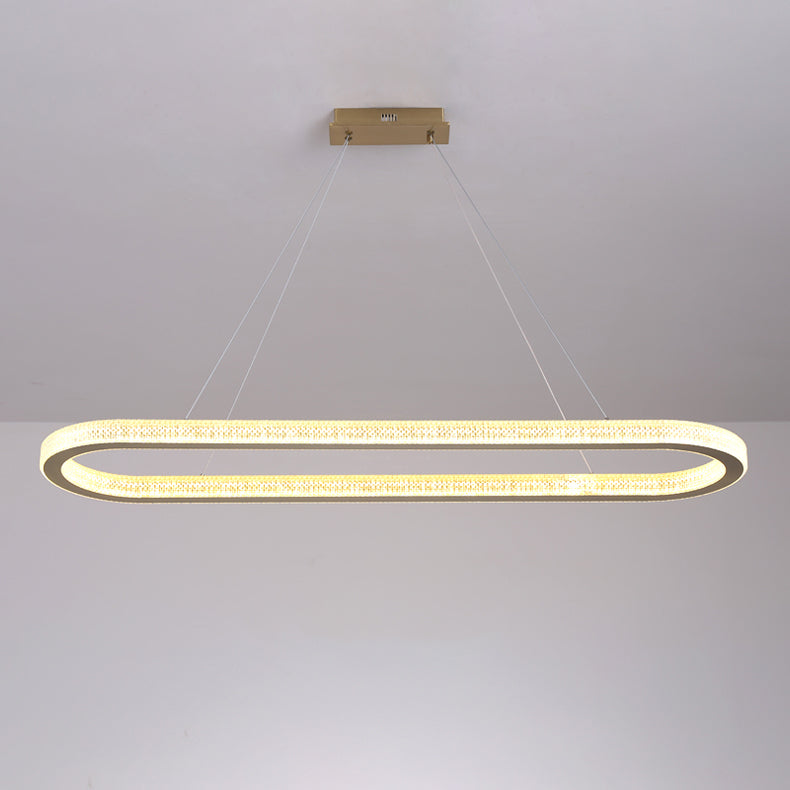 Modern Simple LED Island Light Dining Room Hanging Lighting Fixture