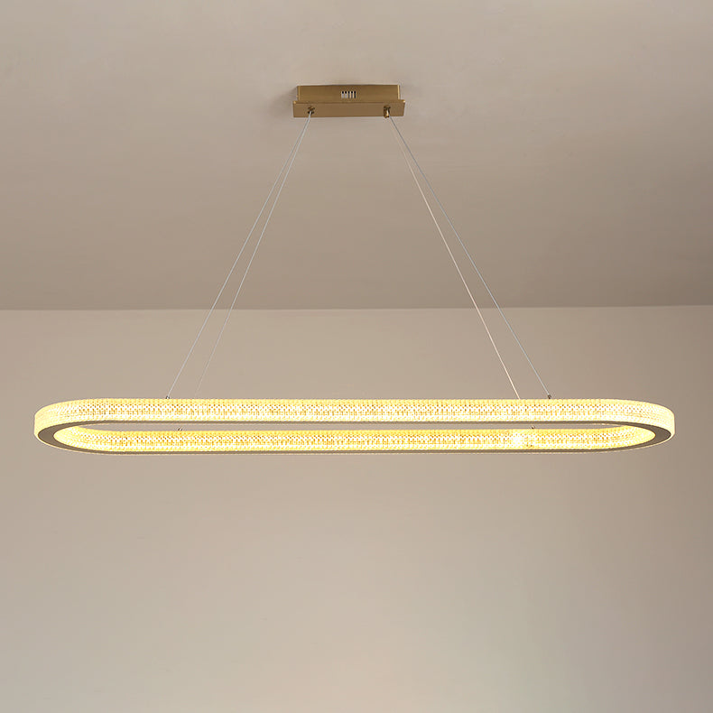 Modern Simple LED Island Light Dining Room Hanging Lighting Fixture