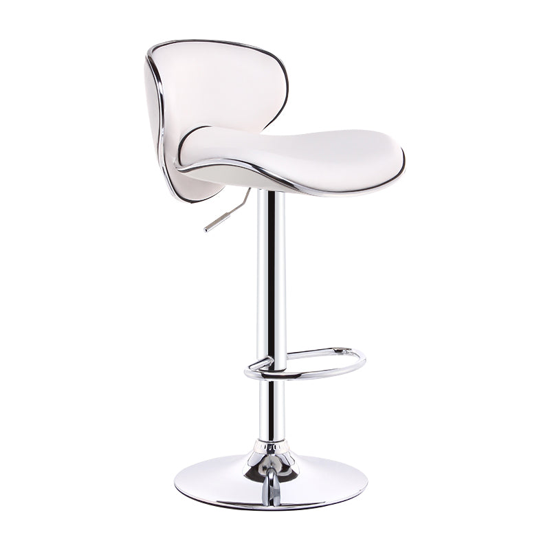 Lift and Rotate Height Stool Modern Indoor Leather Bar Stool