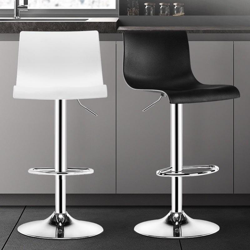 Modern Plastic Seats Barstool Rotating Lifting Metal Bar Stool for Indoor