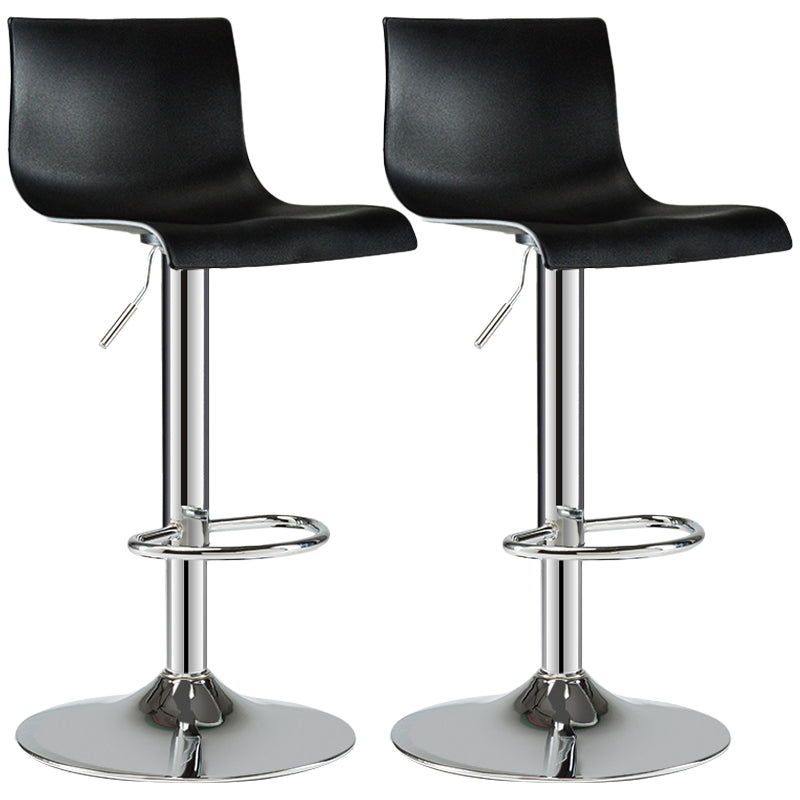 Modern Plastic Seats Barstool Rotating Lifting Metal Bar Stool for Indoor