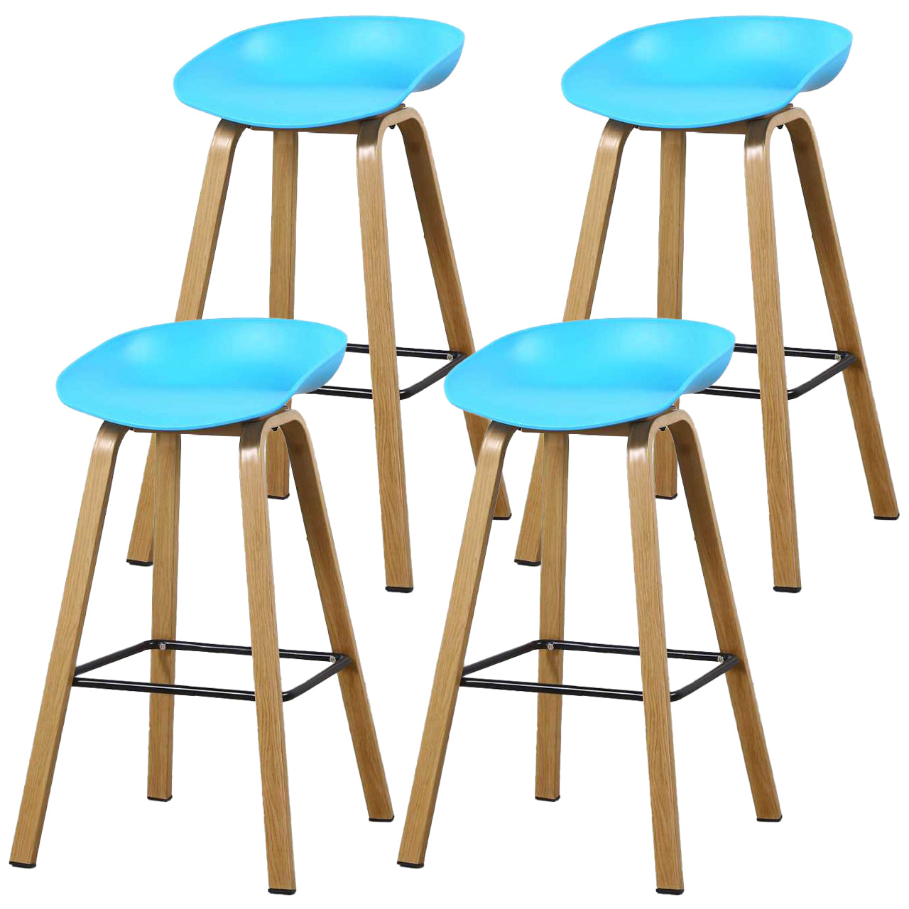 Contemporary Simple Counter Stools 29 Inch Indoor Bar Stool with Metal Leg