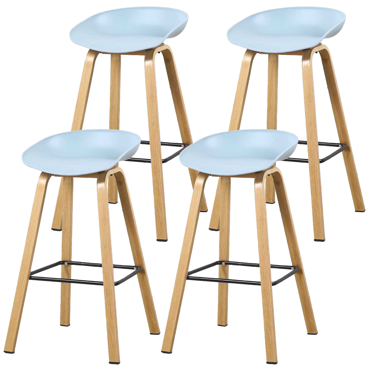 Contemporary Simple Counter Stools 29 Inch Indoor Bar Stool with Metal Leg