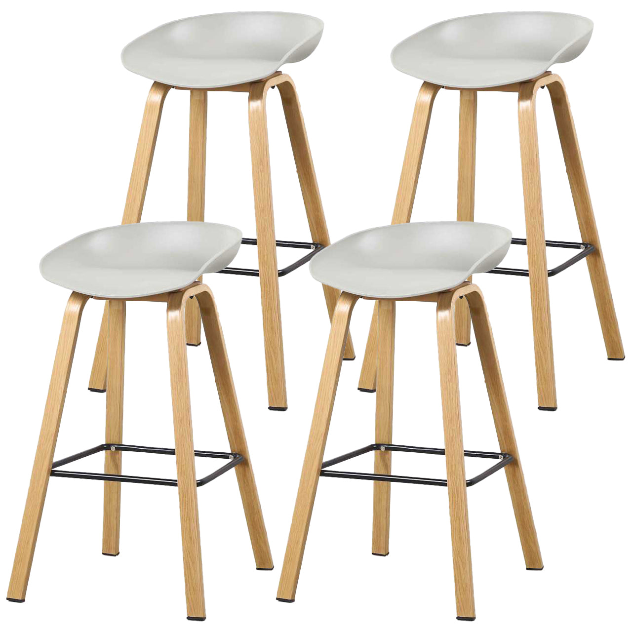 Contemporary Simple Counter Stools 29 Inch Indoor Bar Stool with Metal Leg