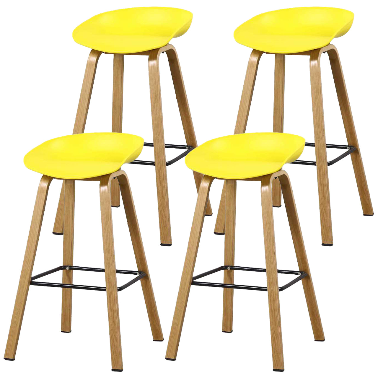 Contemporary Simple Counter Stools 29 Inch Indoor Bar Stool with Metal Leg