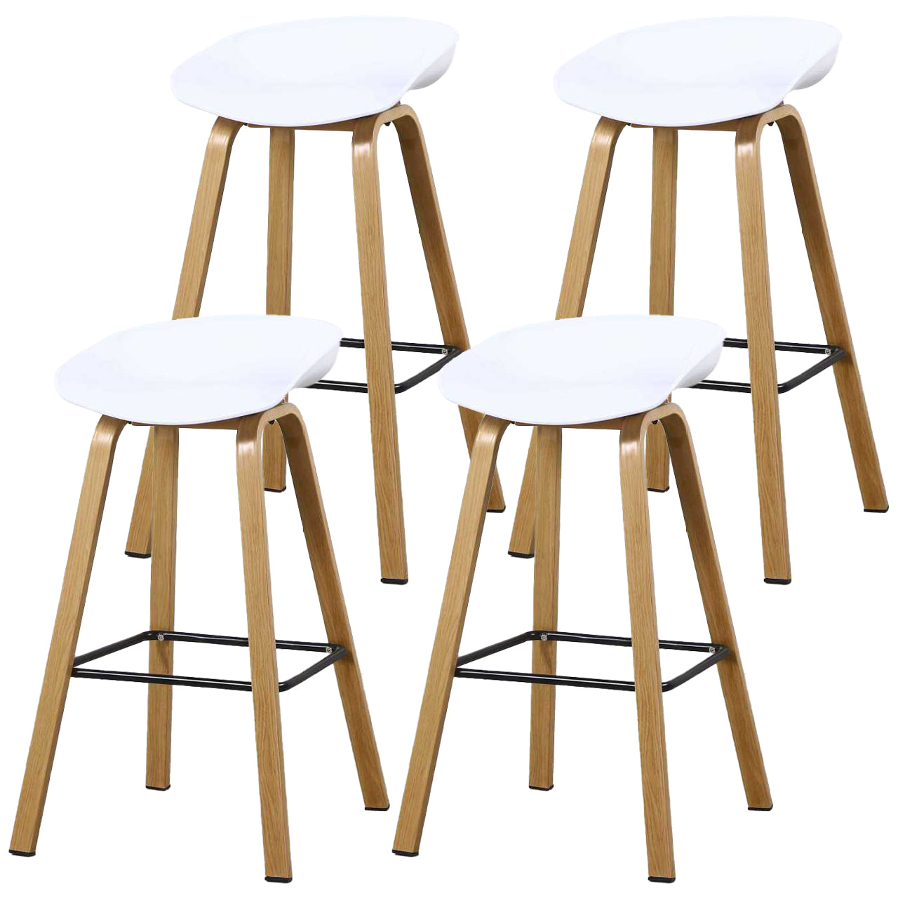 Contemporary Simple Counter Stools 29 Inch Indoor Bar Stool with Metal Leg