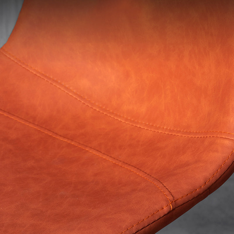 Rotatable and Liftable Counter Stool Industrial Leather Cushion Bar Stool