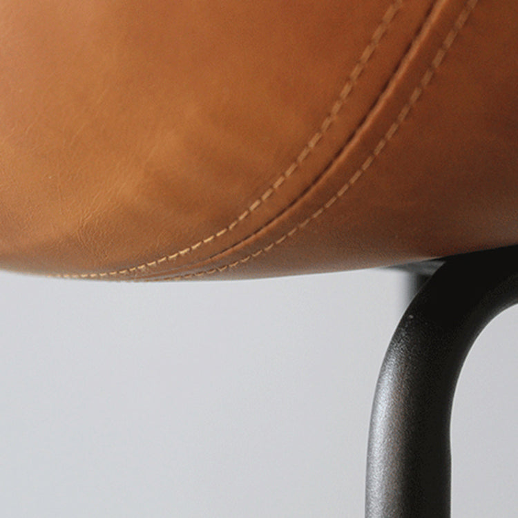 Industrielles Leder verzweifelt gestürzt Barstool Wohnzimmer Barhocker mit Eimersitz