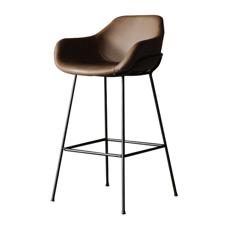 1 PCS Taburete de estilo industrial de estilo industrial Taburada de bar de Bristol con asiento de cubo