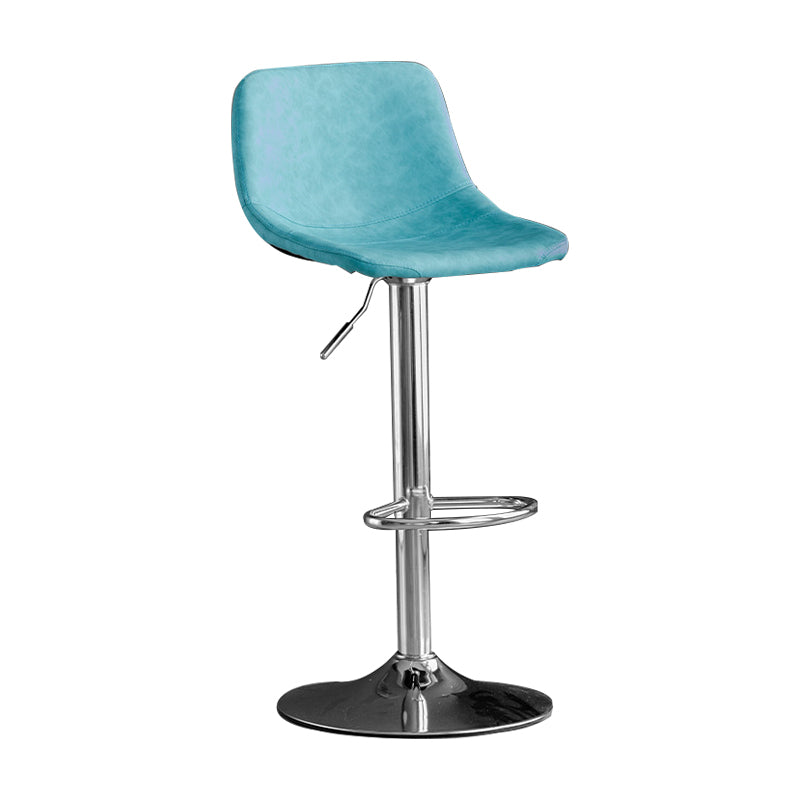 Rotation and Lifting Barstool Industrial Style Leather Seats Bar Stool for Bar Counter