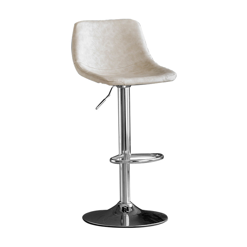 Rotation and Lifting Barstool Industrial Style Leather Seats Bar Stool for Bar Counter