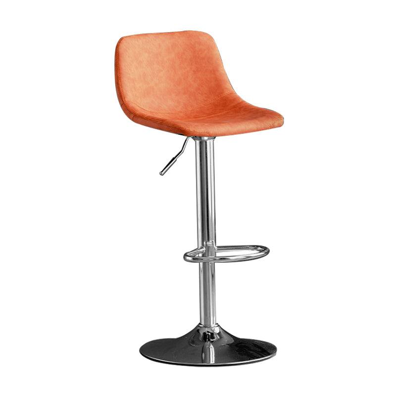 Rotation and Lifting Barstool Industrial Style Leather Seats Bar Stool for Bar Counter