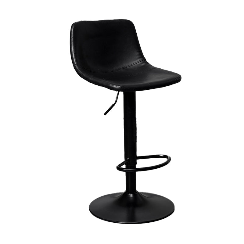 Rotation and Lifting Barstool Industrial Style Leather Seats Bar Stool for Bar Counter