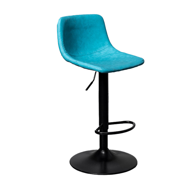 Rotation and Lifting Barstool Industrial Style Leather Seats Bar Stool for Bar Counter