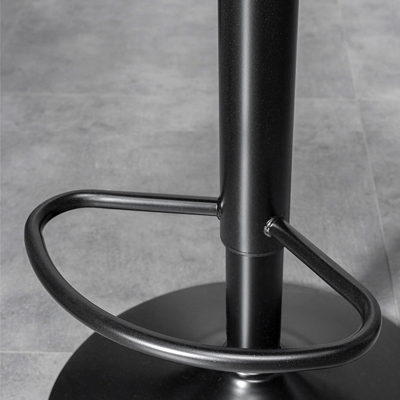 Rotation and Lifting Barstool Industrial Style Leather Seats Bar Stool for Bar Counter