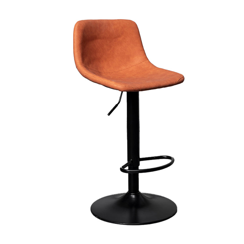 Rotation and Lifting Barstool Industrial Style Leather Seats Bar Stool for Bar Counter
