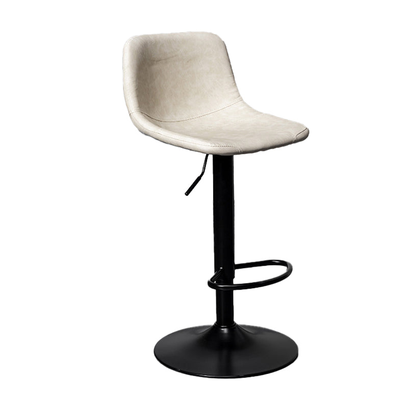Rotation and Lifting Barstool Industrial Style Leather Seats Bar Stool for Bar Counter
