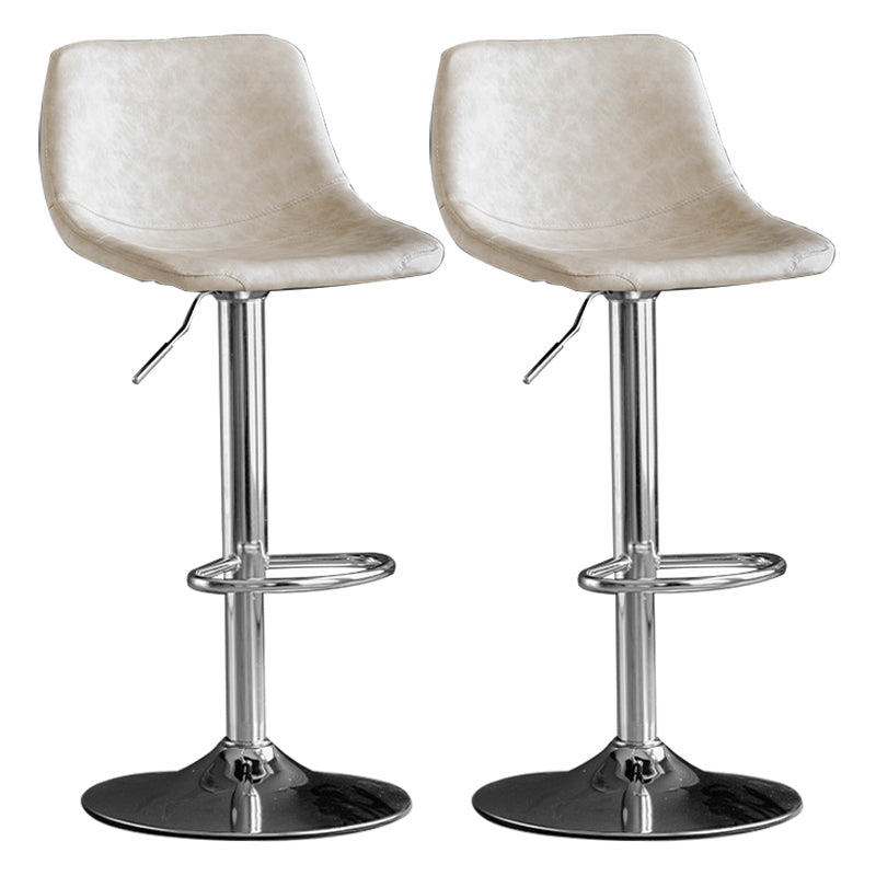 Rotation and Lifting Barstool Industrial Style Leather Seats Bar Stool for Bar Counter