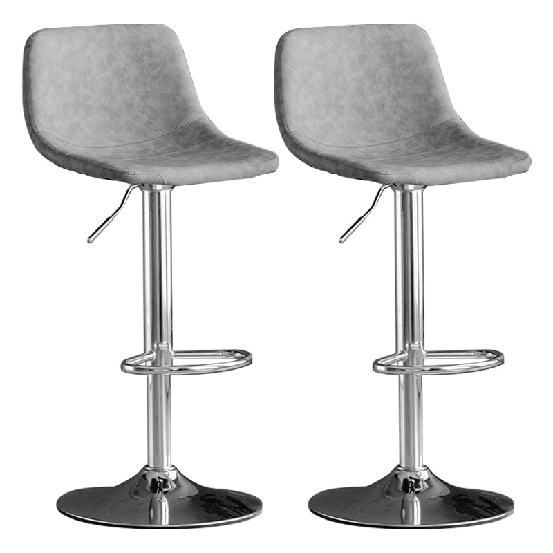 Rotation and Lifting Barstool Industrial Style Leather Seats Bar Stool for Bar Counter