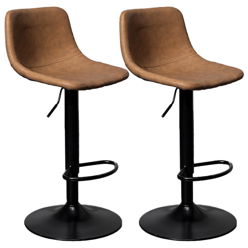 Rotation and Lifting Barstool Industrial Style Leather Seats Bar Stool for Bar Counter