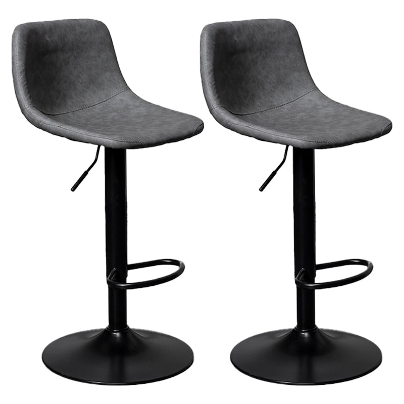 Rotation and Lifting Barstool Industrial Style Leather Seats Bar Stool for Bar Counter