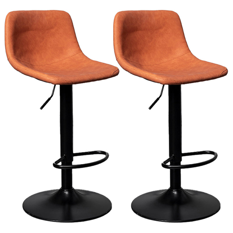 Rotation and Lifting Barstool Industrial Style Leather Seats Bar Stool for Bar Counter