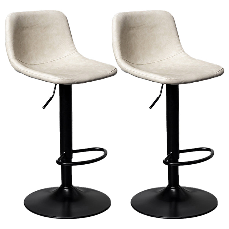 Rotation and Lifting Barstool Industrial Style Leather Seats Bar Stool for Bar Counter