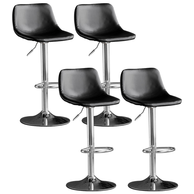Rotation and Lifting Barstool Industrial Style Leather Seats Bar Stool for Bar Counter