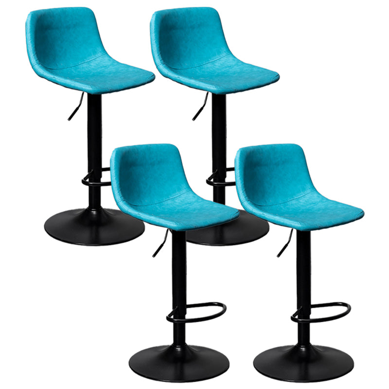 Rotation and Lifting Barstool Industrial Style Leather Seats Bar Stool for Bar Counter