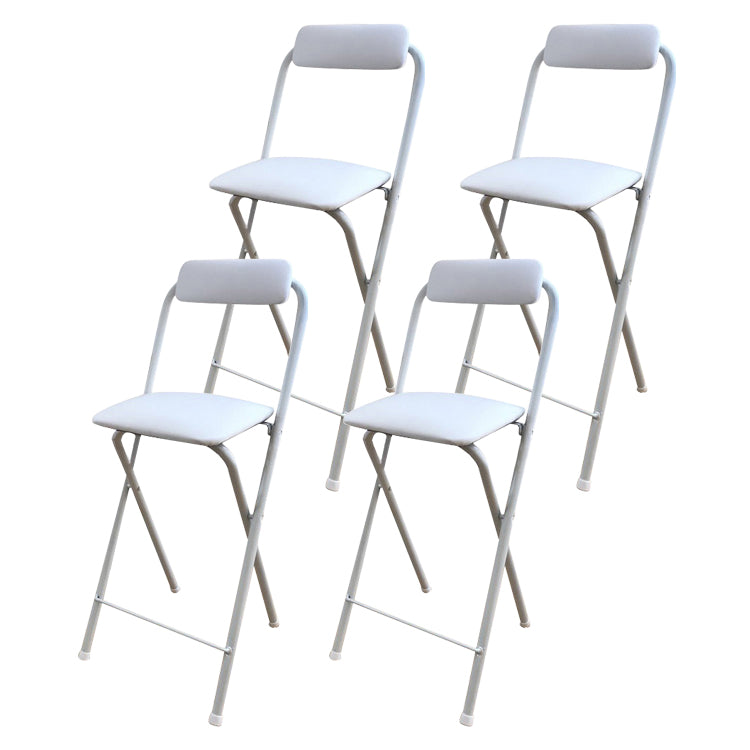 Taburete de bar plegable con respaldo moderno, taburete de bar de hierro para balcón con reposapiés