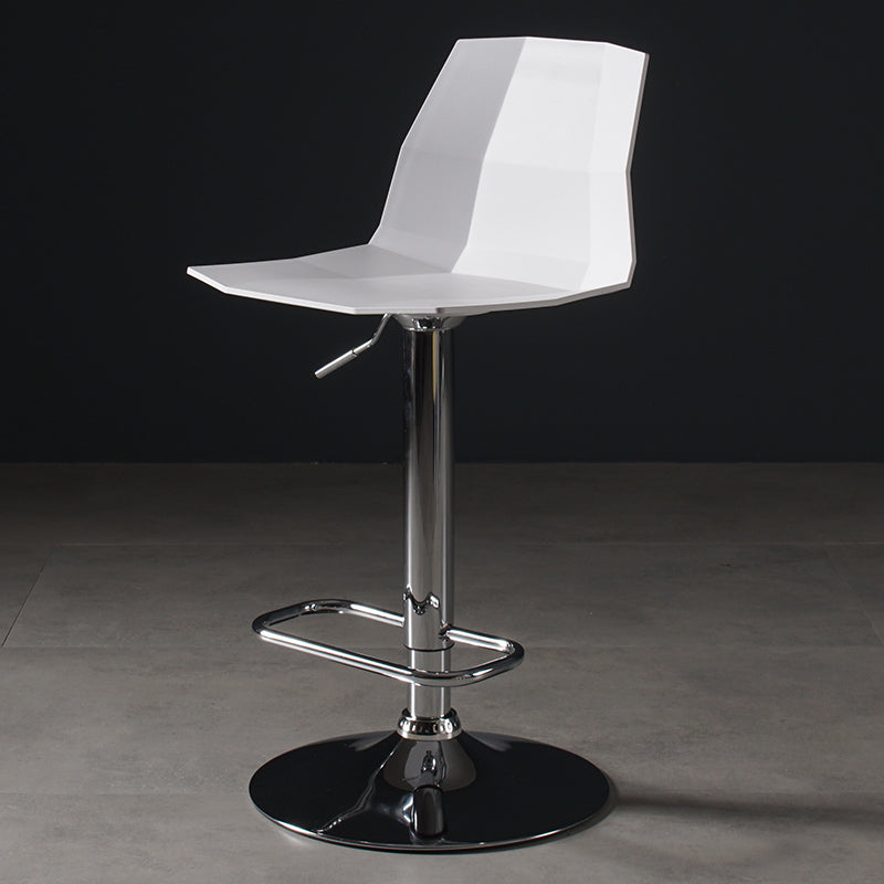 Modern Plastic Counter & Bar Stool Indoor Adjustable Height Footrest Stool