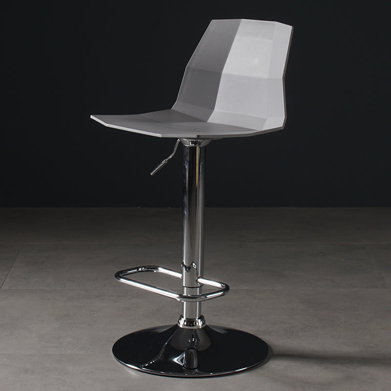 Modern Plastic Counter & Bar Stool Indoor Adjustable Height Footrest Stool