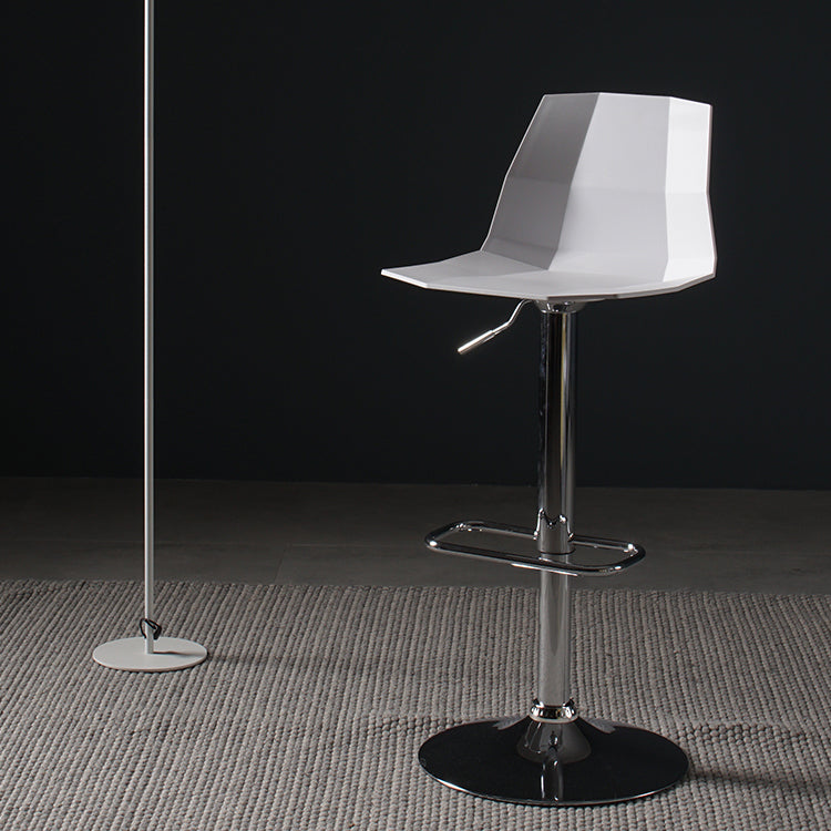 Modern Plastic Counter & Bar Stool Indoor Adjustable Height Footrest Stool