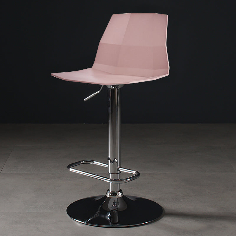 Modern Plastic Counter & Bar Stool Indoor Adjustable Height Footrest Stool
