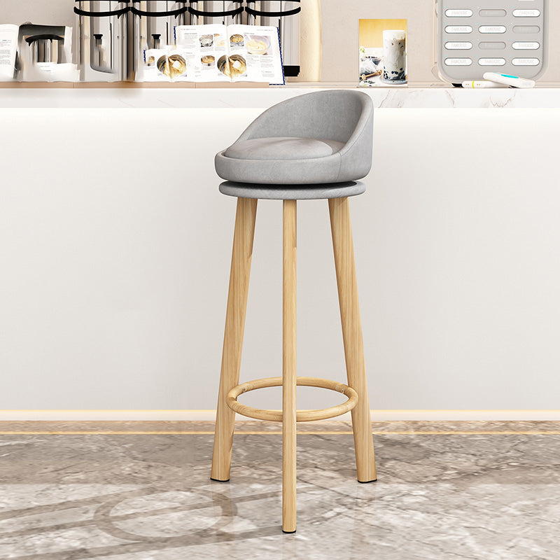 Taburete de bar sin brazos con respaldo moderno, taburete de bar de acero para cajero con cojín