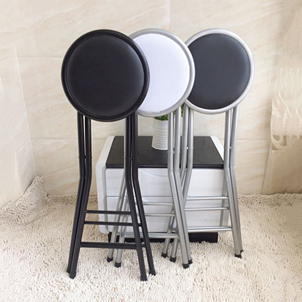 Taburete moderno de la sala de estar de acero de la sala de acero con reposapiés