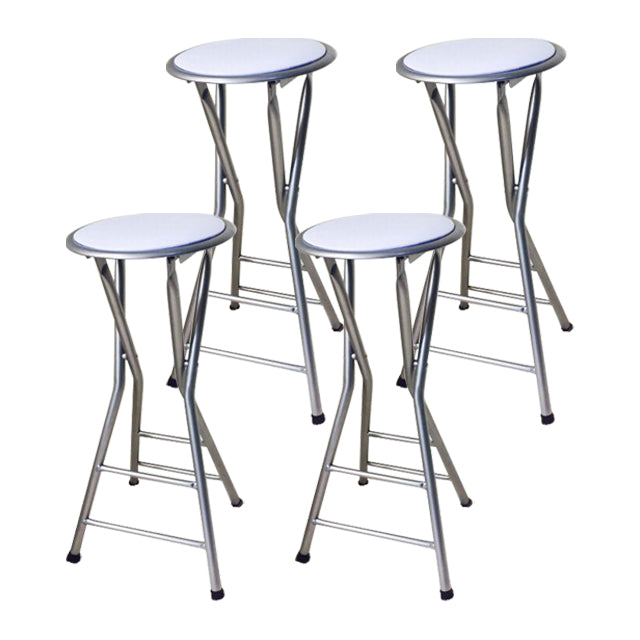 Taburete moderno de la sala de estar de acero de la sala de acero con reposapiés